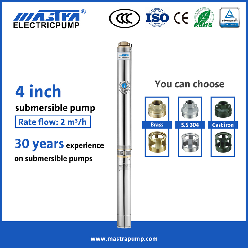 Mastra 4 inch 1 1 2 hp submersible well pump R95-A 4 inch submersible well pump