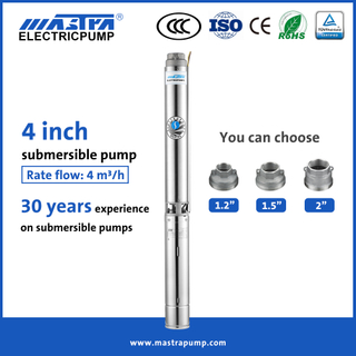 Mastra 4 inch submersible fountain pump R95-ST4 best submersible well pump