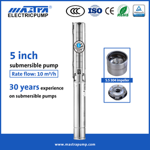 Mastra 5 inch all stainless steel best deep well submersible pump 5SP10 deep well submersible pump