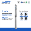 Mastra 5 inch solar submersible water pump R125-08-22 electric submersible pump