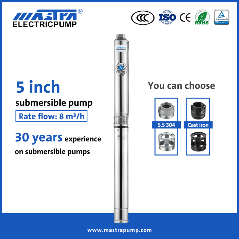 Mastra 5 inch solar submersible water pump R125-08-22 electric submersible pump