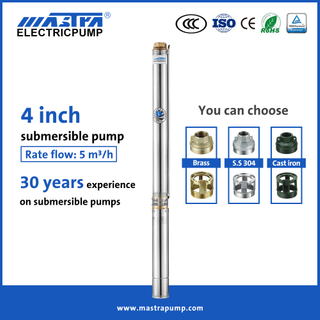 Mastra 4 inch AC deep well submersible water pump R95-BF dc submersible pump