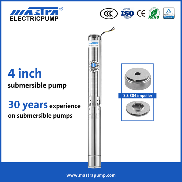 MASTRA 4 inch Full Stainless Steel Submersible Water Pump 4SP Series Deep Well Water Pump