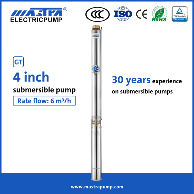 MASTRA PUMP 4 inch R95-GT6 submersible pump stainless steel solar water pump