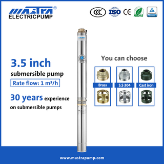 Mastra 3.5 inch submersible pump R85-QX submersible pump manufacturers