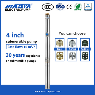 Mastra 4 inch submersible water pump supplier R95-DG submersible pump low price