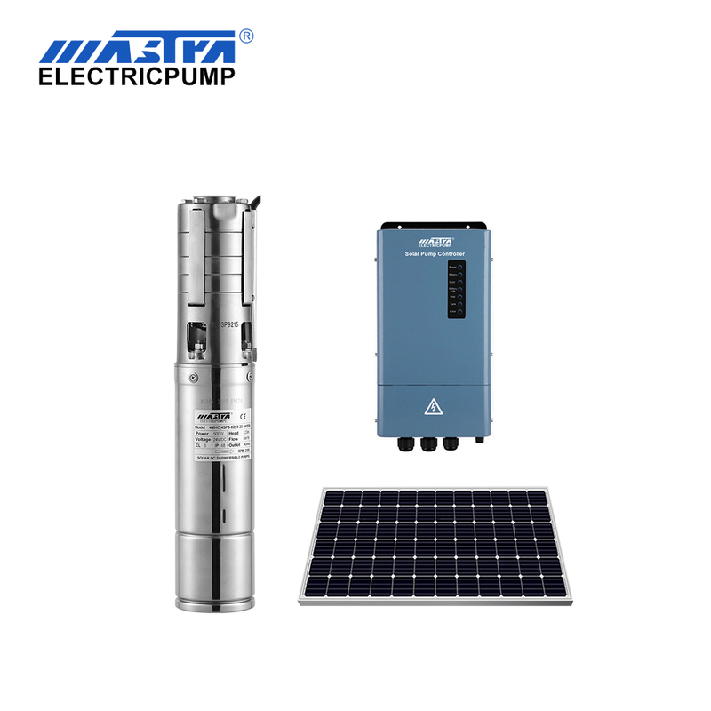 MASTRA Full Stainless steel deep well pumps Solar DC water Pump system